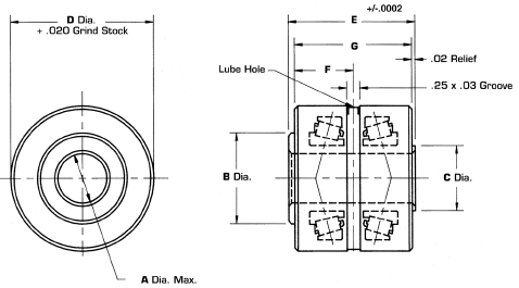 TRH Series: Arbor Bushings for Milling | Gatco, Inc. - trh_series_draw